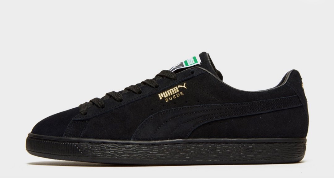 Puma suede black mens store