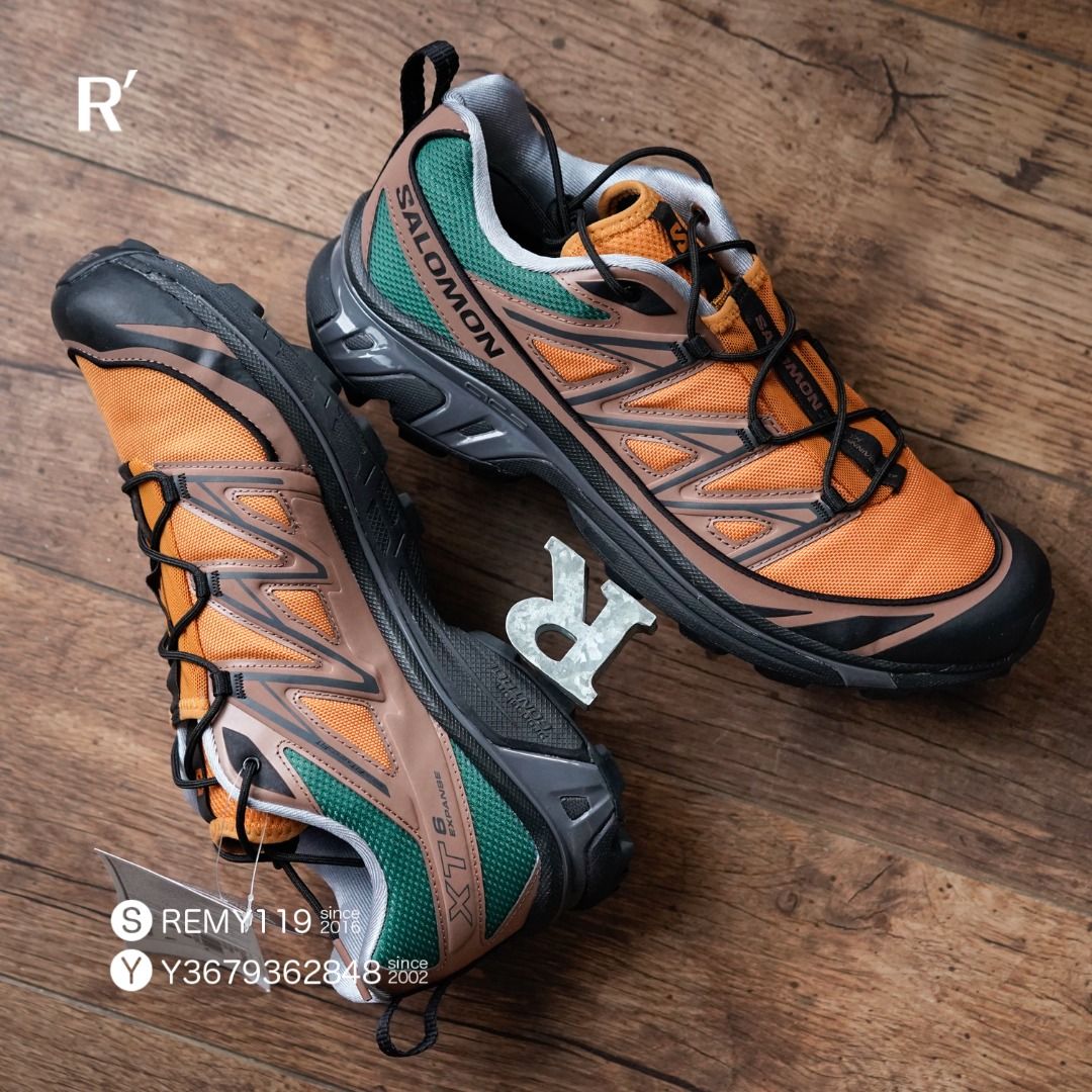 R'選物US10.5 Salomon Advanced XT-6 Expanse 75th 橘黃綠L41705300 