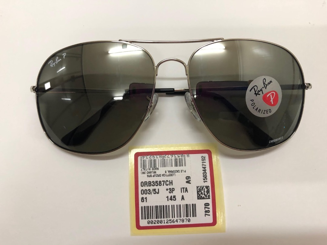 Ray Ban RB3587CH Chromance 003 5J 61mm POLARIZED Men s