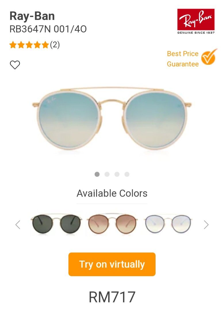 Rayband Rb3647