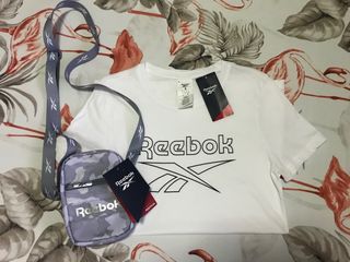 Reebok sling bag and shirt