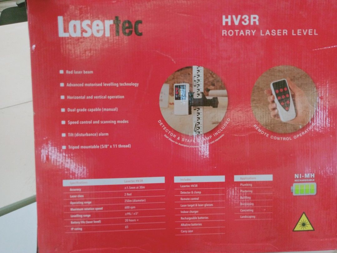Lasertec hv3r deals rotary laser