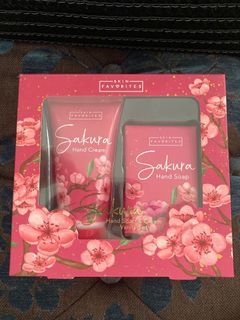Sakura hand cream & soap