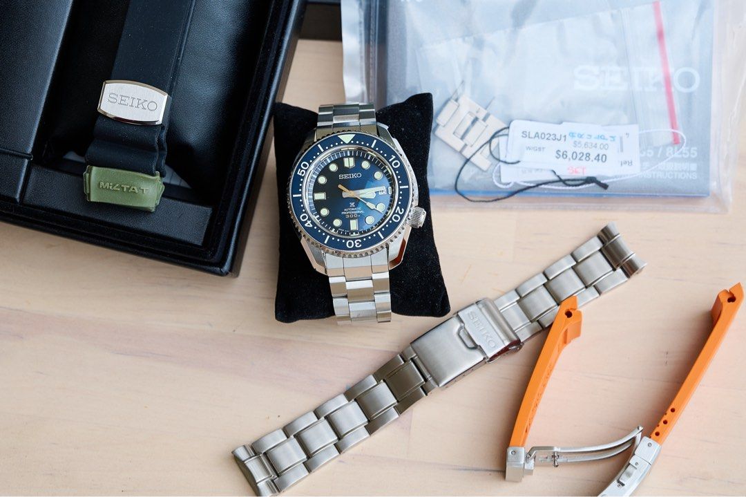 Seiko MM300 SLA023J1 SLA023 Marinemaster full set with warranty with