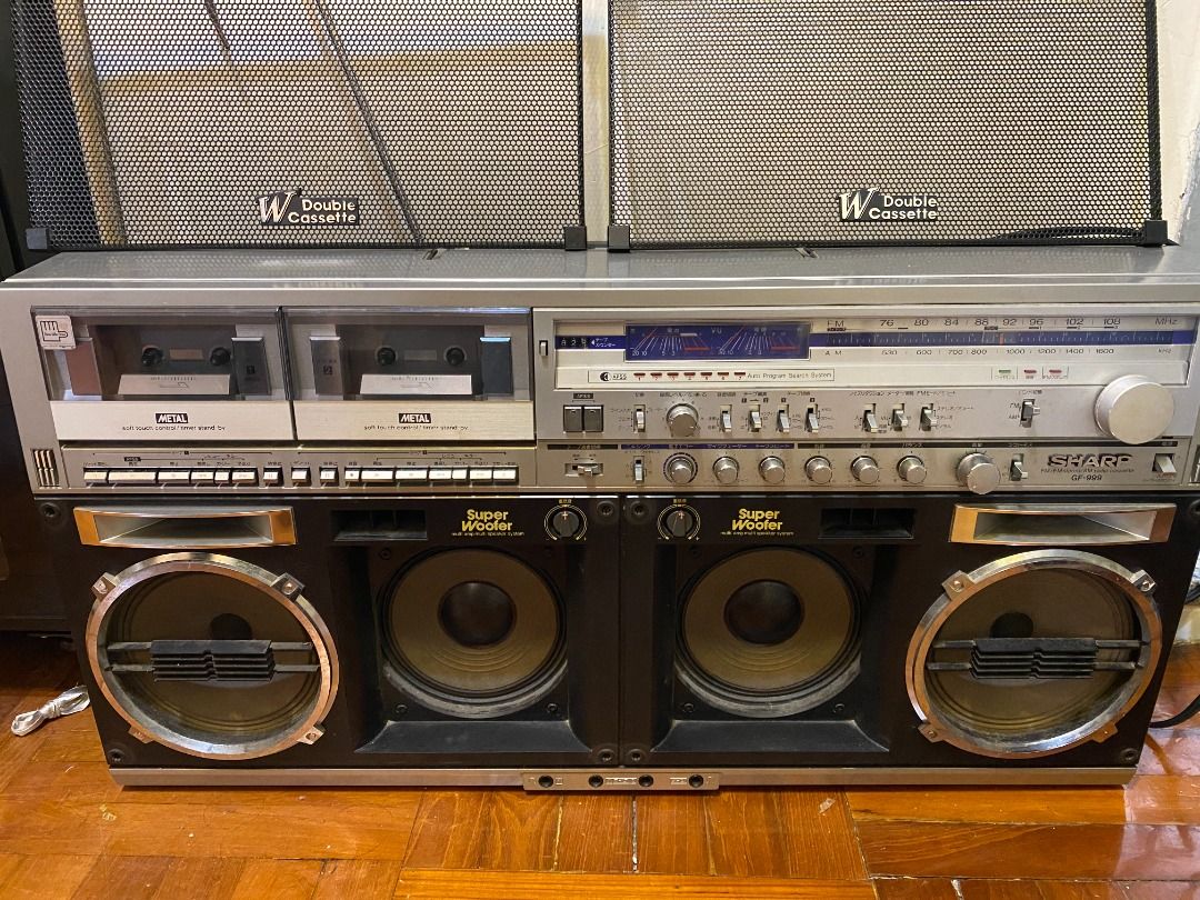 SHARP シャープ THE SEACHER-W GF-999 希少ラジカセ SHARP シャープ THE SEACHER-W GF-999 希少ラジカセ