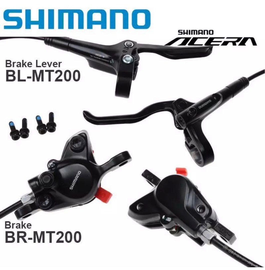 Shimano MT200 hydraulic disc brake ( used ), Sports Equipment, Bicycles ...