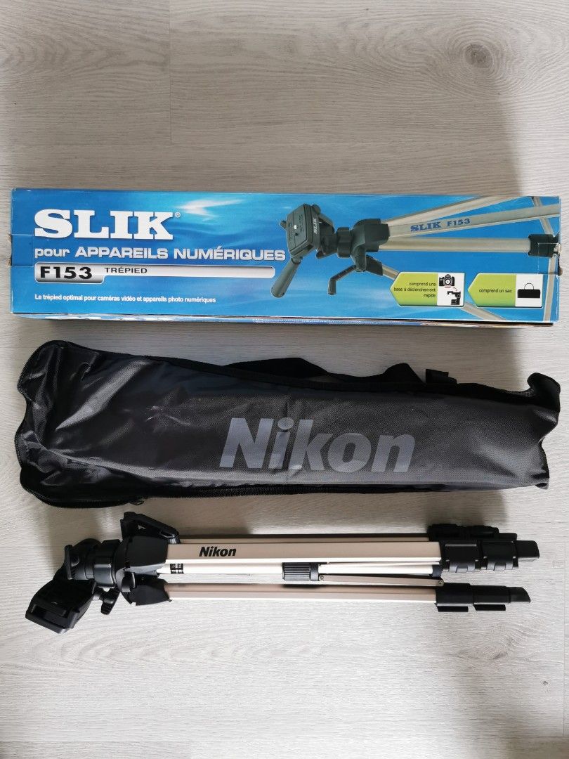 SLIK F153 Camera Tripod, Photography, Photography Accessories, Tripods