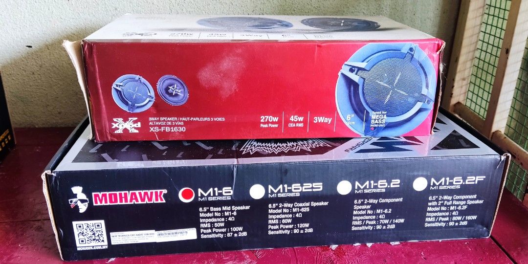 Speaker Mohawk & Xplode (Category: Soundbars, Speakers & Amplifiers) located in Sungai Buloh. Submitted by abdrahimsamadi (Listing ID 1211071321, Image 1). Description: barang baru,beli tapi tak pakai.sangat berbaloi kalau ambik.