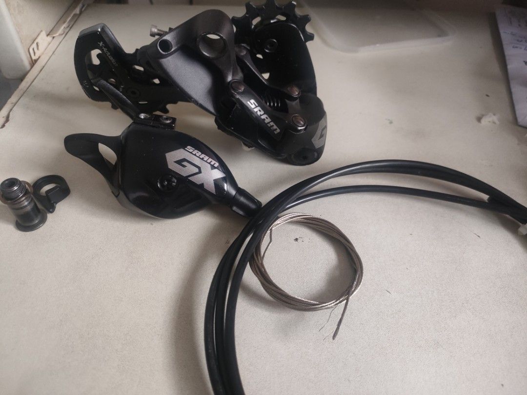 SRAM GX Shifter & Derailleur 12 speed with cables, Sports Equipment, Bicycles & Parts, Parts