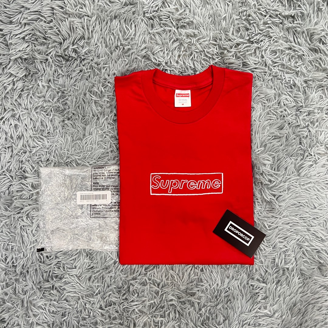 BTS テテ着用 Supreme KAWS Chalk Box Logo Tee - Tシャツ/カットソー