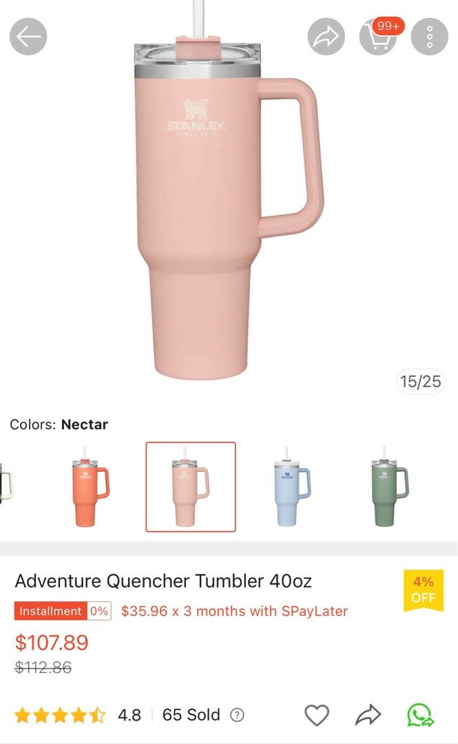 Adventure Quencher H2.O FlowState™ Tumbler (30 oz - Nectar)