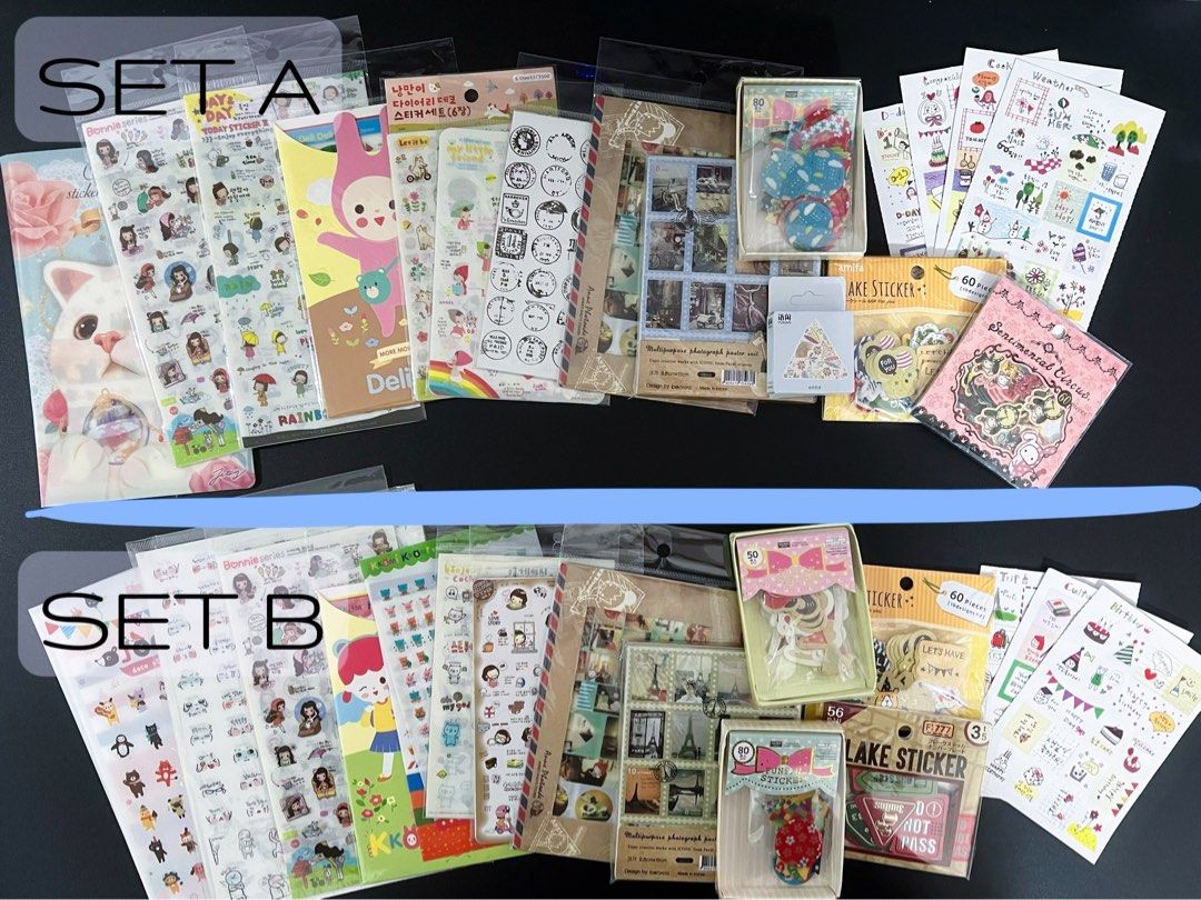 Sticker Single Pack Sticker Packs, Hobbies & Toys, Stationery & Craft, Other Stationery ...