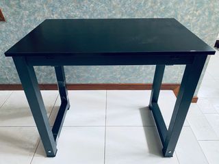 Study Table with metal frame