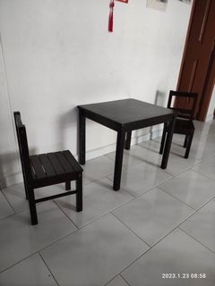 Table and chair