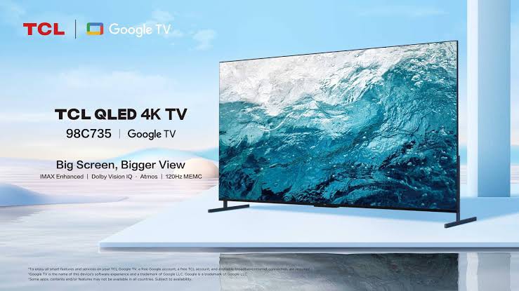 96 Inch Tcl TCL 98 inches QLED GOOGLE TV 98C735, TV & Home Appliances, TV ...
