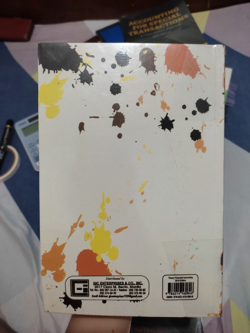 Theory Financial Accounting 2019 Edition (Valix) (Category: Textbooks) located in Iriga City. Submitted by m4_ryyy (Listing ID 1211200380, Image 3). Description: Theory Financial Accounting 2019 Edition (Valix) ☑️ Good as new ☑️Has minimal pencil marks ☑️Has plastic cover Original price (when bought): Php 160 My price: Php 100 Mode of Payment: Gcash Delivery option/s: LBC *c/o buyer* For inquiries, feel free to message me. THANK YOU❤️.