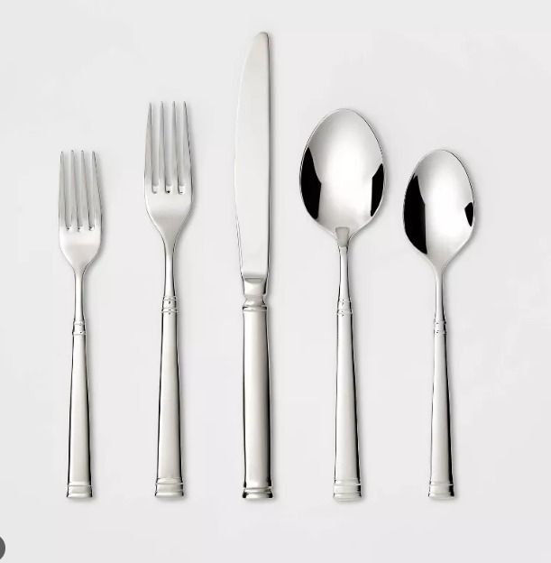Threshold Flatware Silverware Set 20PC or 45PC Assorted NewUSA