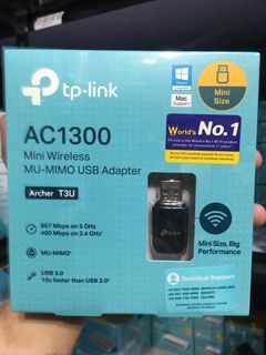 TP-Link ARCHER T3U AC1300 Mini Wireless MU-MIMO USB Adapter | WiFi Adapter | WiFi Dongle Rece