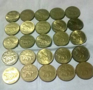 100+ harga terjangkau untuk "uang koin 50 sen"| Uang Lama | Carousell Indonesia