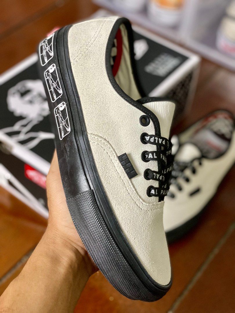UK5.5 Vans Authentic x Palpal Black White Men s Fashion