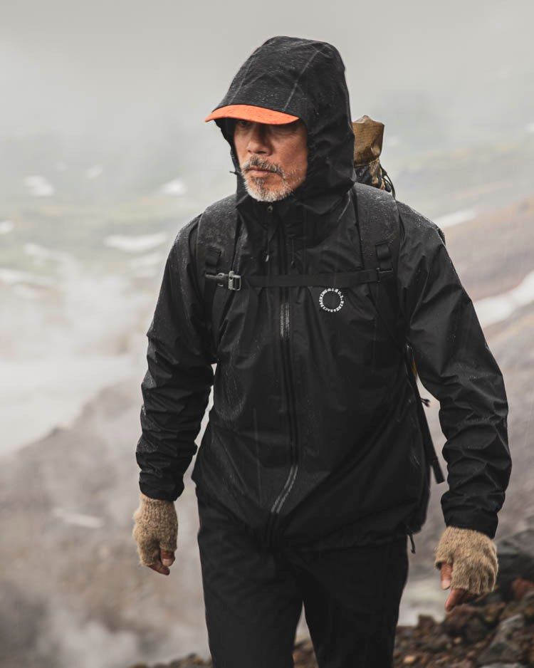 山と道 UL All-weather Hoody black Lサイズ - アウトドア