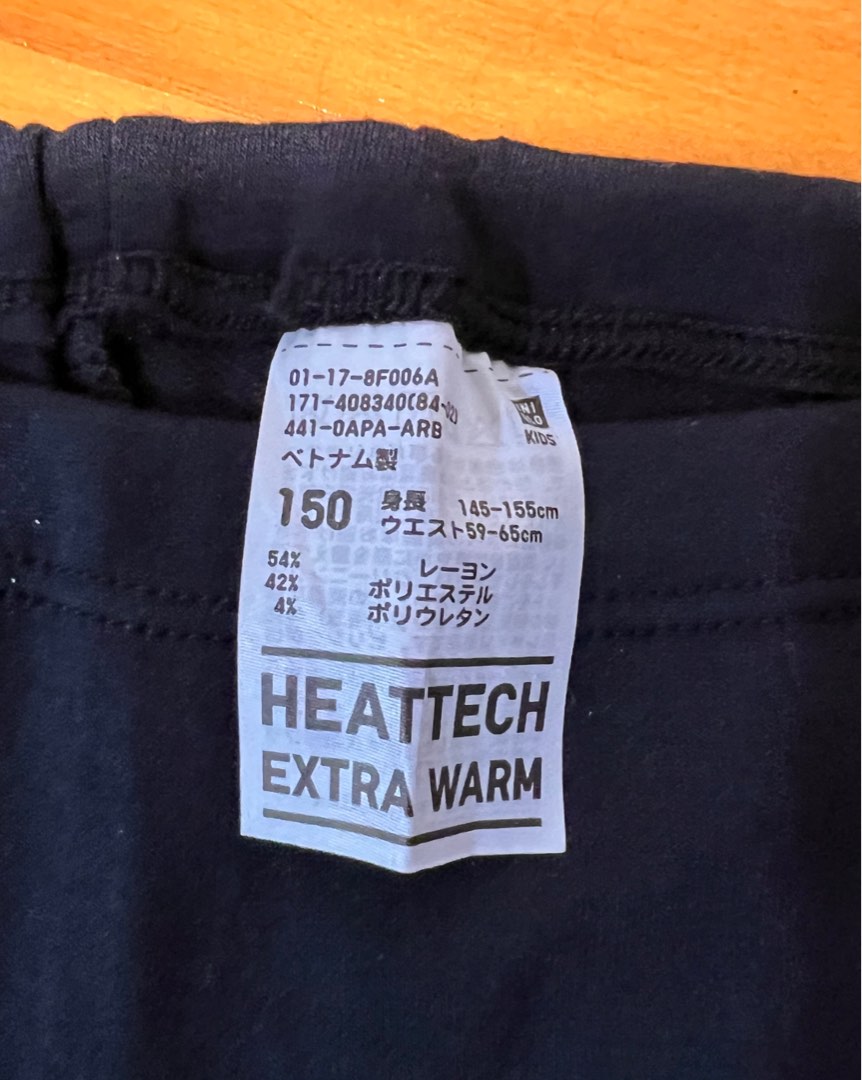 Uniqlo Extra warm heat tech for kids, Babies & Kids, Babies & Kids