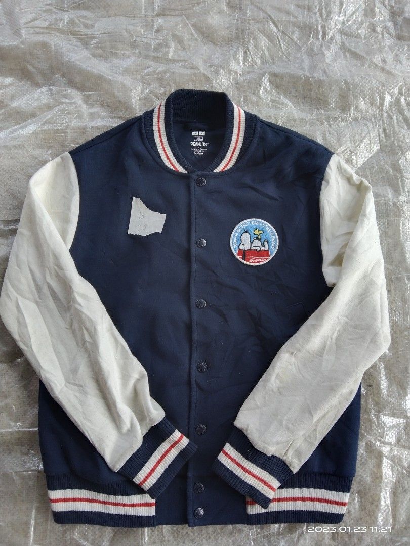 uniqlo varsity jacket, Men's Fashion, Coats, Jackets and Outerwear on