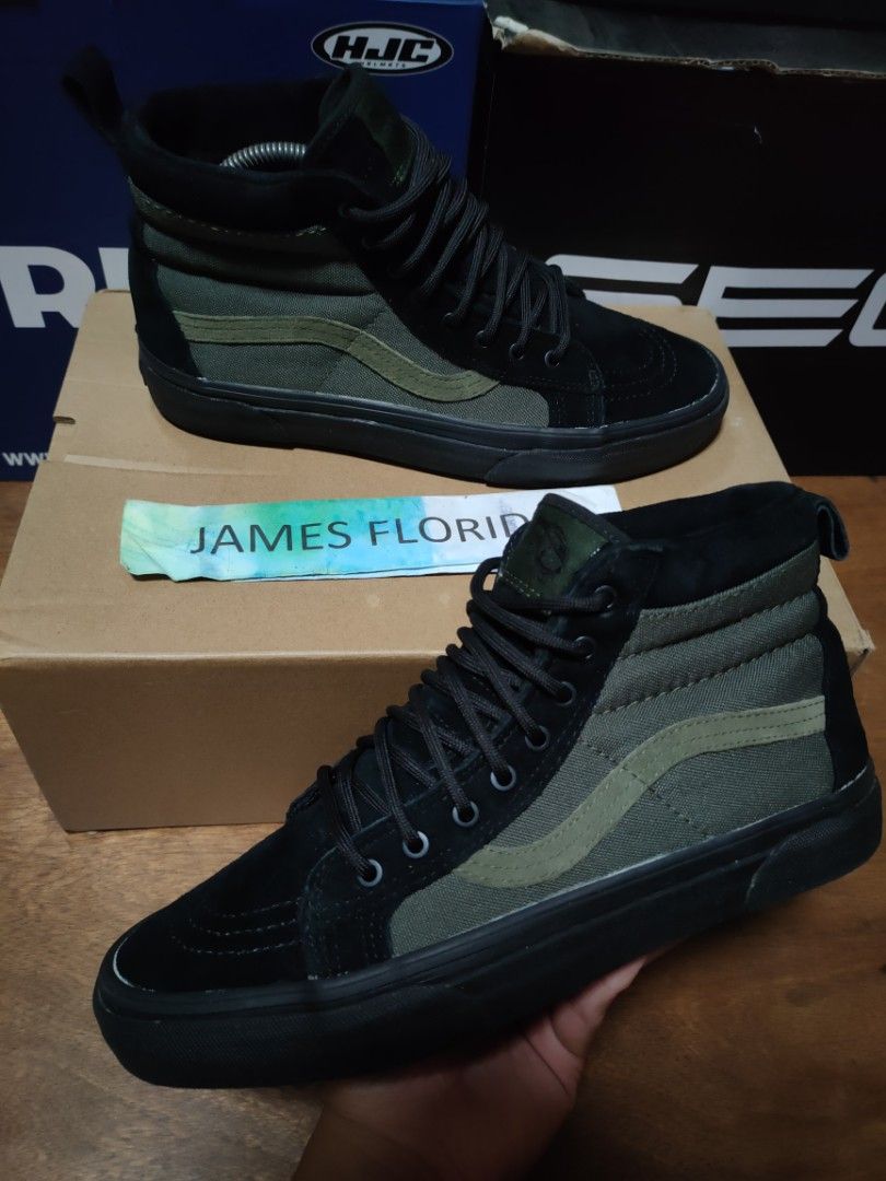 Vans SK8-HI MTE "Black & Rison" (Category: Sneakers) located in Lapu-Lapu City. Submitted by jamesflorida0007 (Listing ID 1211165679, Image 2). Description: Vans SK8-Hi MTE - 'Black & Rosin' Size 8 Slightly used Original/Authentic 💯 Check detailed pic to appreciate the shoes No sole separation For 2,400 only firm ❗ (Free shipping door to door) ⚠️Money back if proven fake.