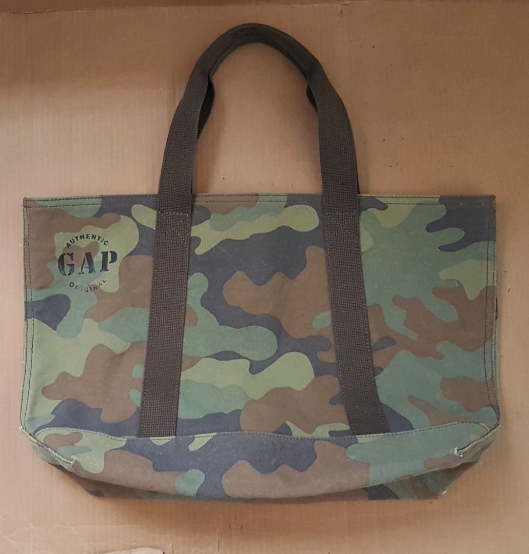 Versatile GAP Tote Bag Camouflage Shoulder Bag Sling Bag Camo Carrier Bag Original Limited Edition Art D cor Utility Bag Street Fashion Fun