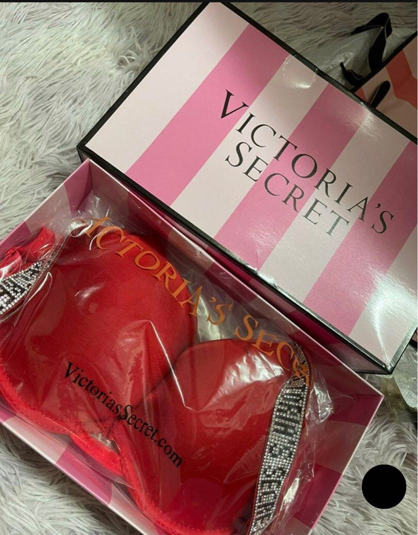 Victoria’s Secret Red Rhinestone Bra