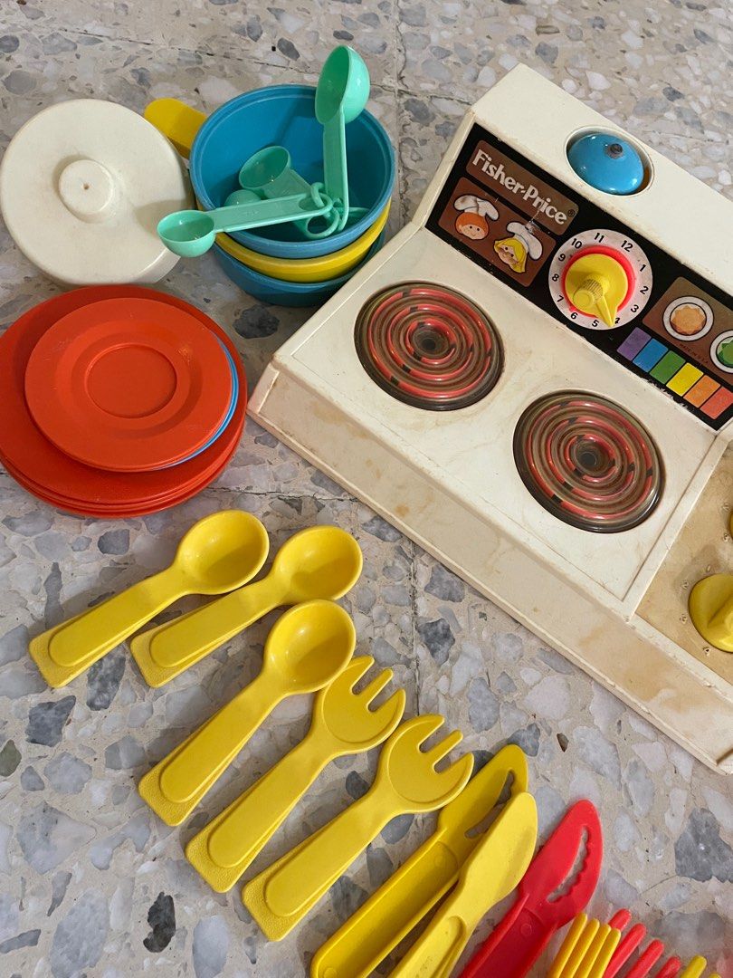 Fisher price stove deals top