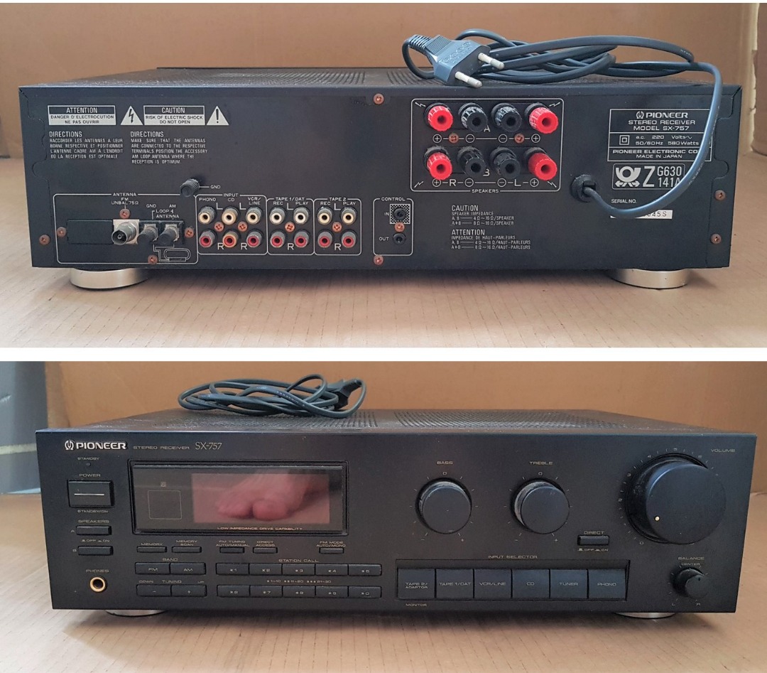 Vintage Pioneer SX-757 Stereo Receiver Amplifier, The Original