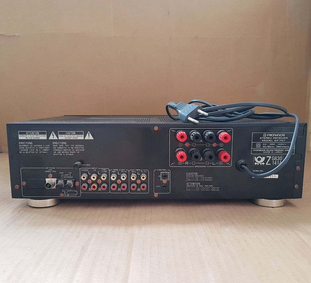 Vintage Pioneer SX-757 Stereo Receiver Amplifier, The Original