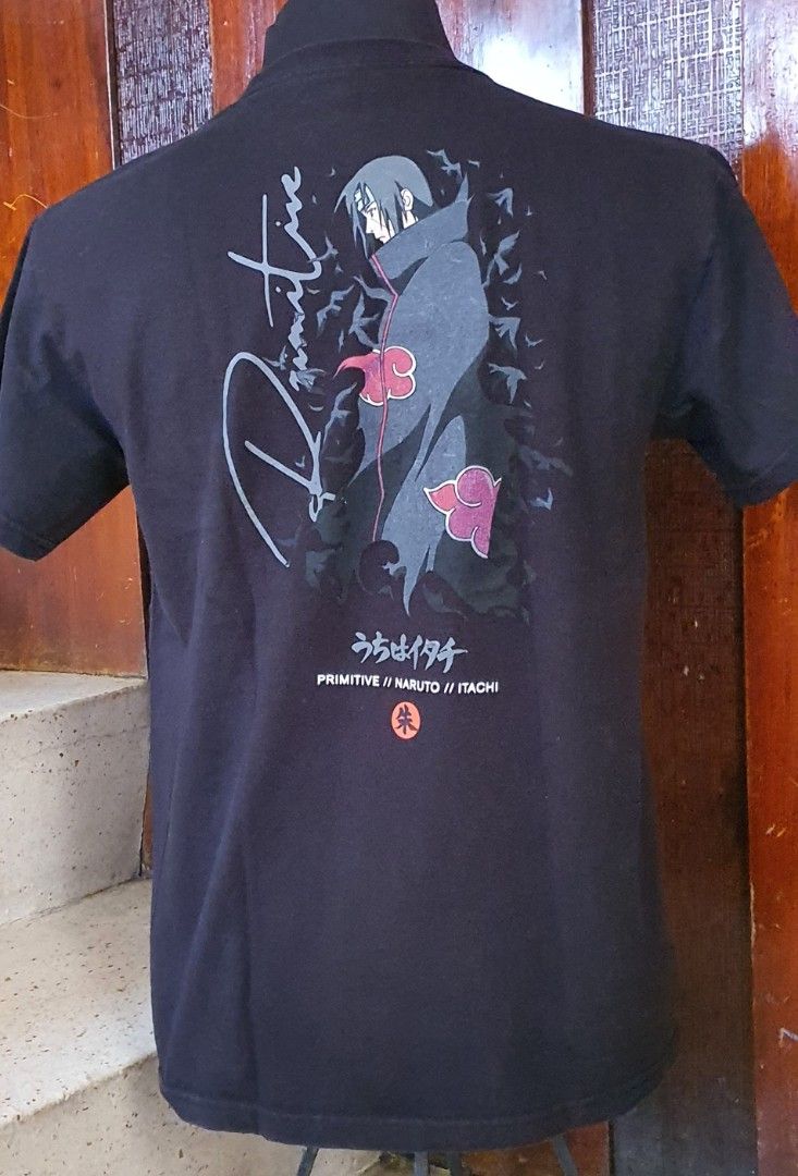 Primitive Apparel Naruto "Sasuke Curse Mark" Anime Short Sleeve T- Shirt Small | eBay
