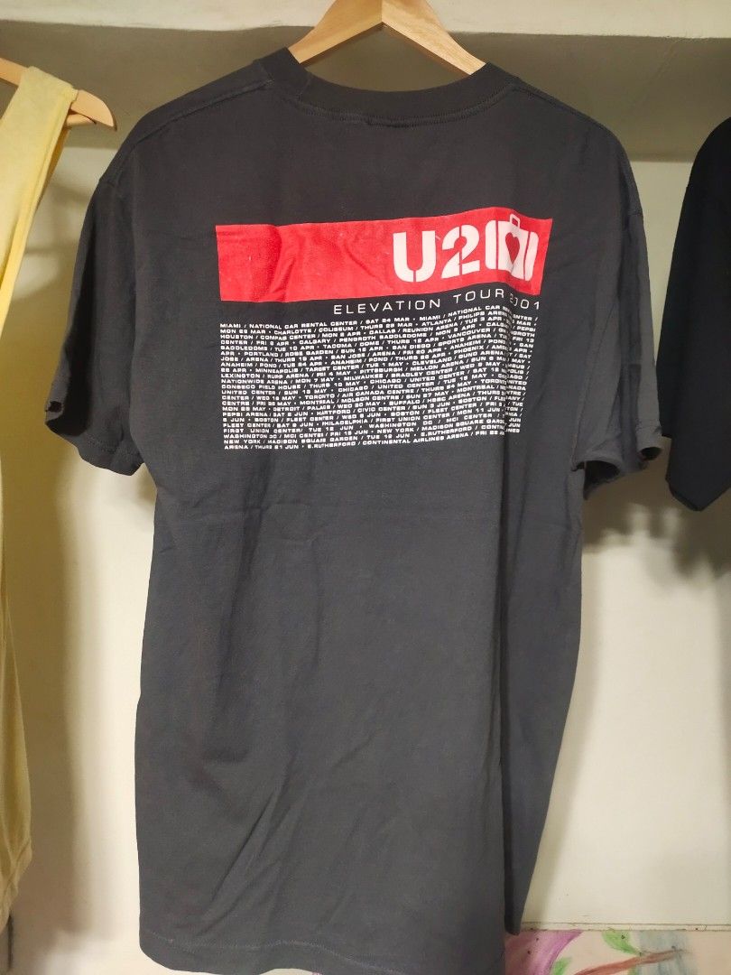 vintage U2 band tour shirt, Men's Fashion, Tops & Sets, Tshirts & Polo Shirts on Carousell