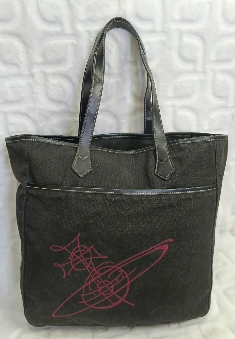vivienne westwood canvas tote bag, Women's Fashion, Bags & Wallets, Tote Bags on Carousell
