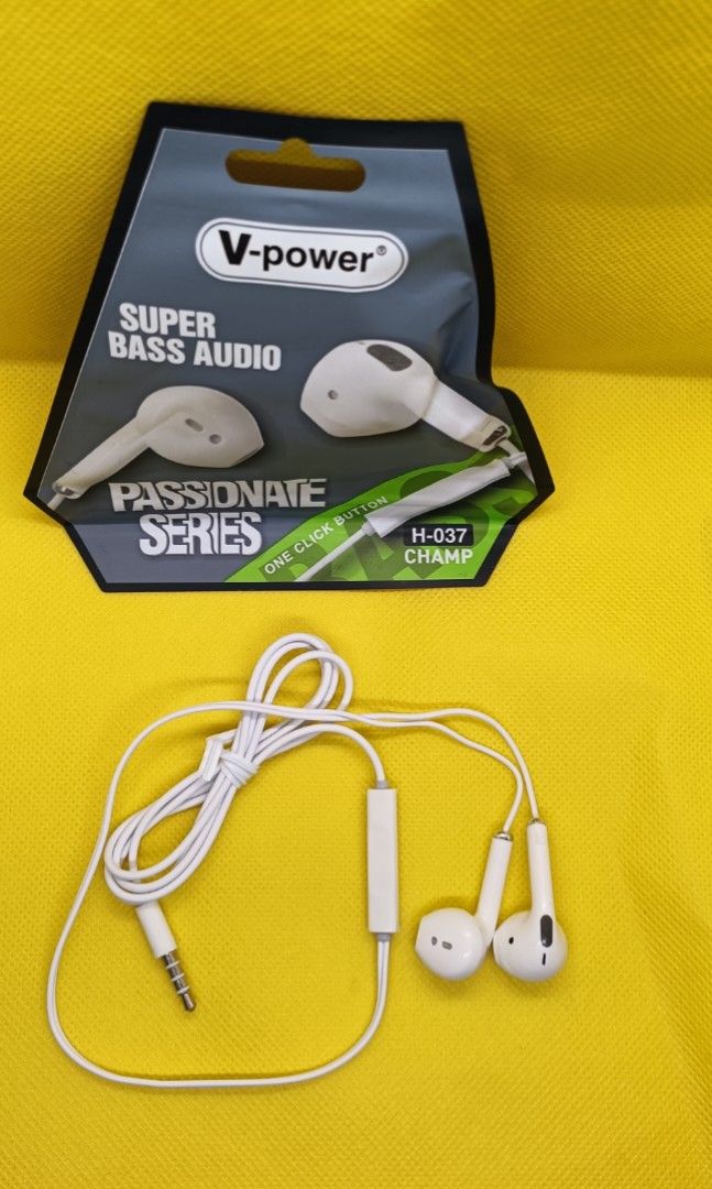 VPOWER EARPHONES, Audio, Earphones on Carousell