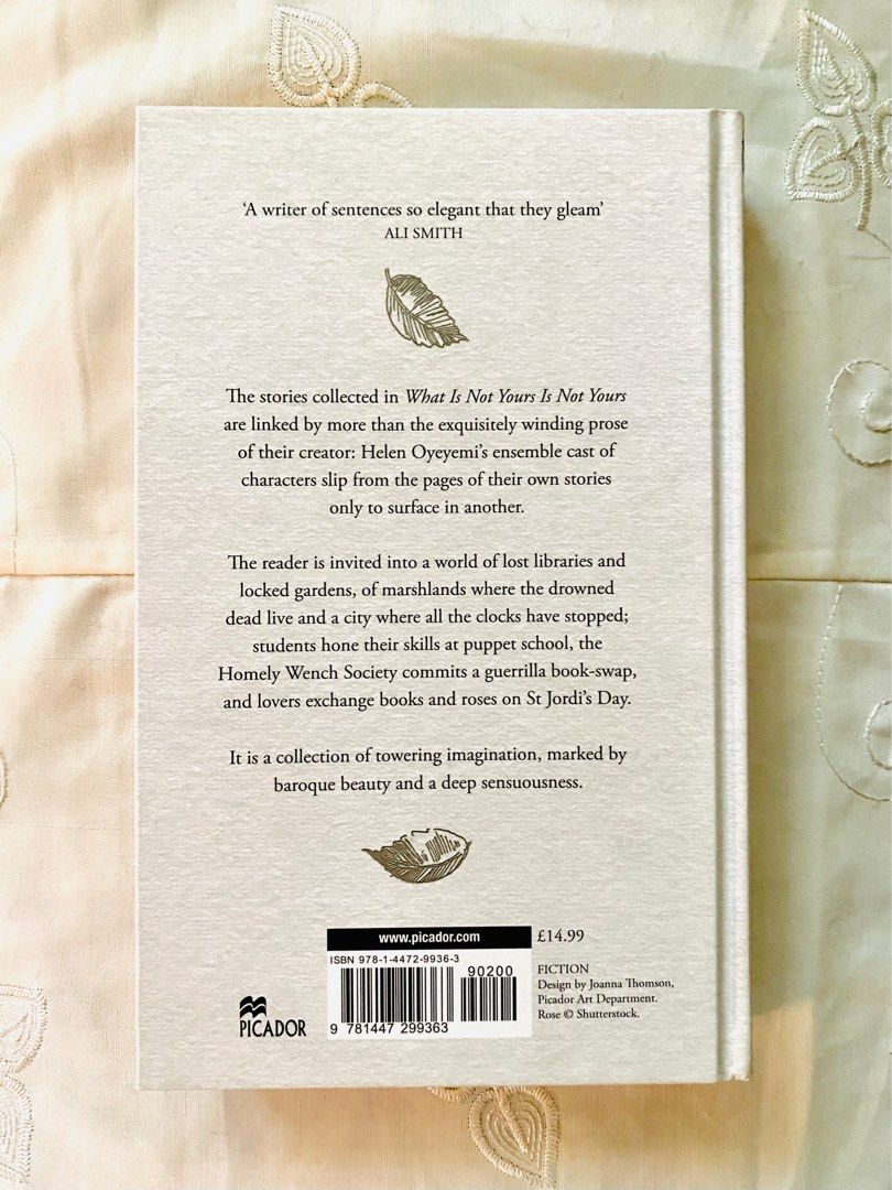 What Is Not Yours Is Not Yours by Helen Oyeyemi,