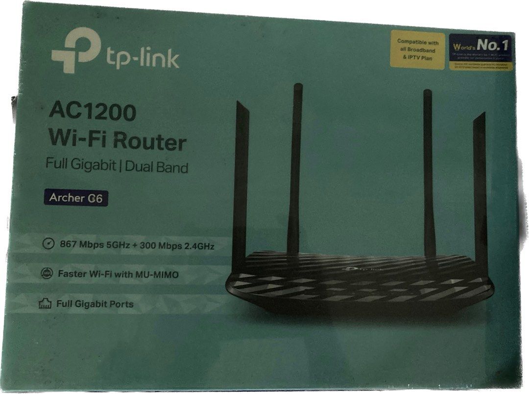 Wifi Router Tp link AC1200, Computers & Tech, Office & Business ...
