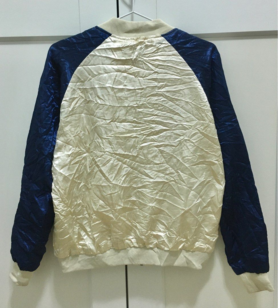 Women Miss London Black Label Bomber Jacket Size L