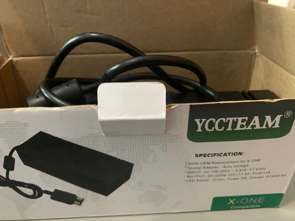 Xbox 1 power brick / cable , Video Gaming, Gaming Accessories, Cables