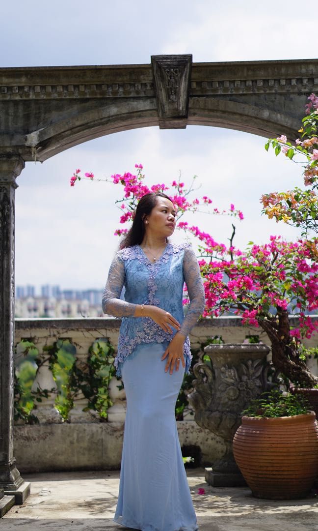 Coral 2025 blue dress