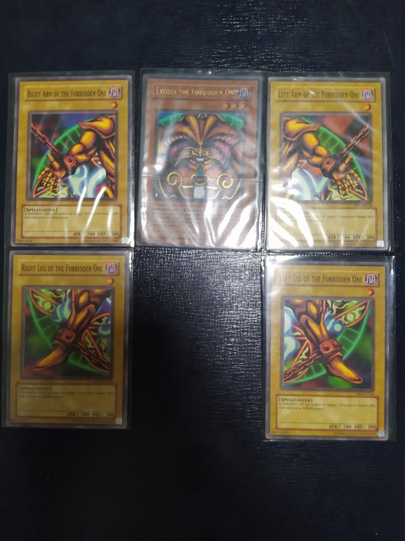 Misprinted Set Exodia the Forbidden One - DB1-EN139 - Ultra Rare | Dark ...