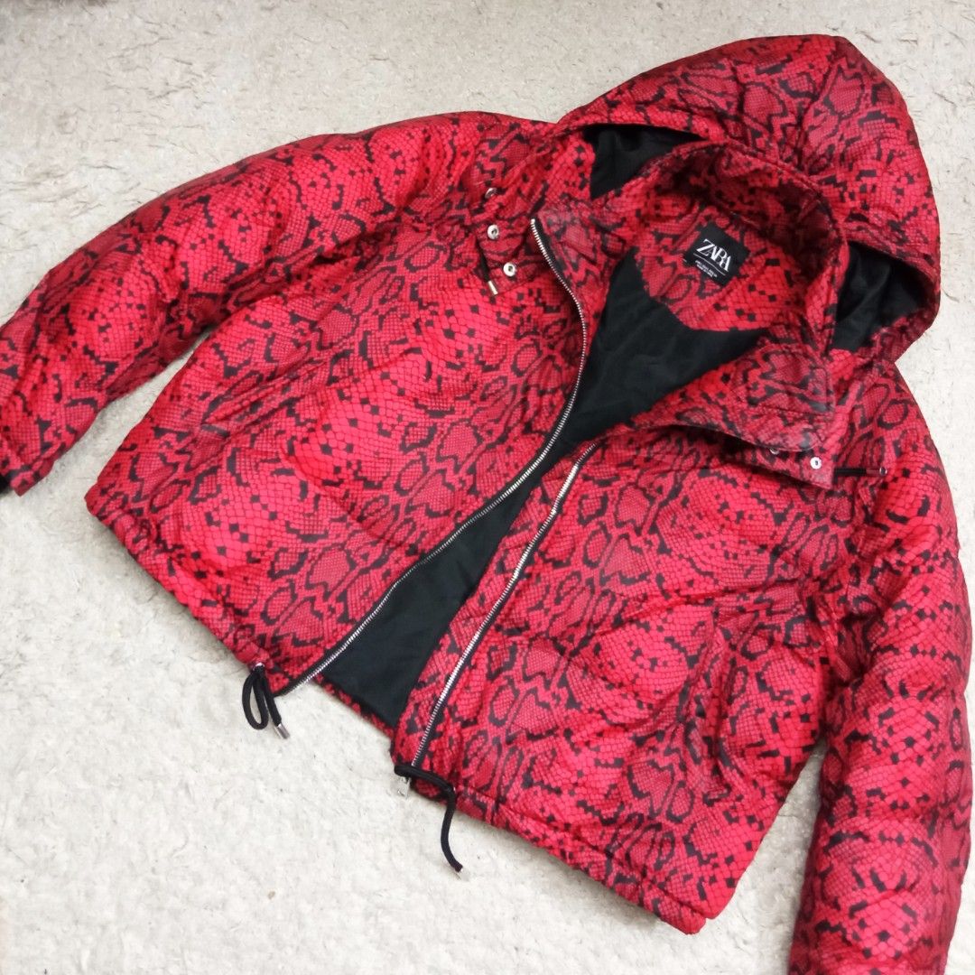 Snakeskin jacket zara on sale