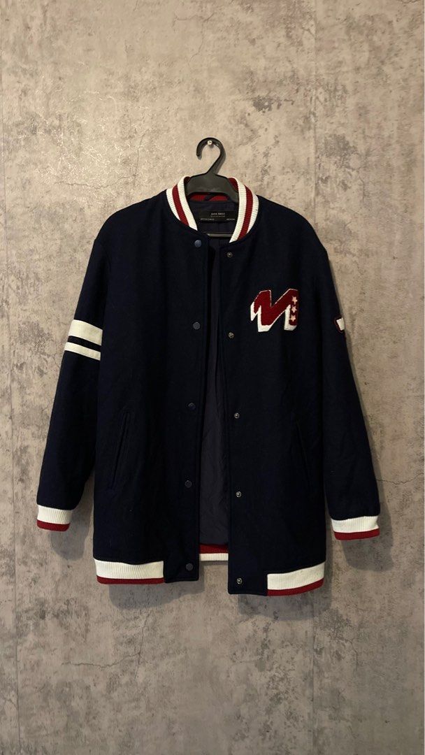 ZARA VARSITY JACKET, Men's Fashion, Coats, Jackets and Outerwear on