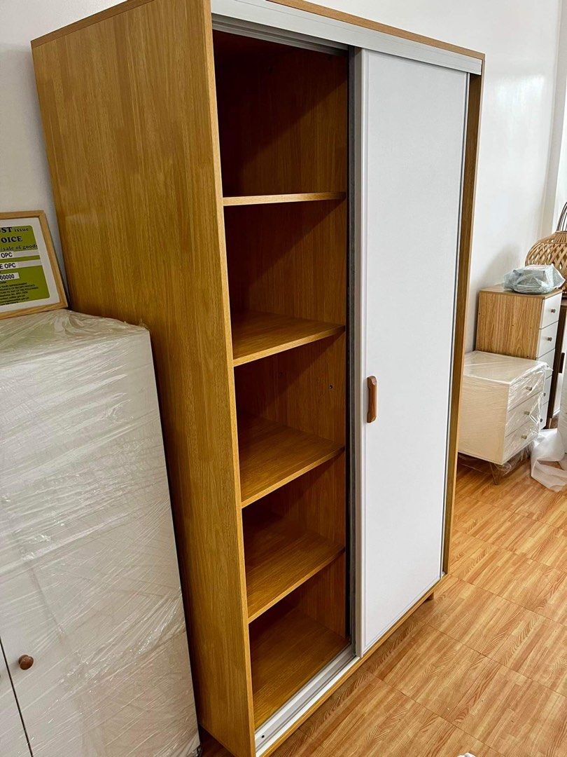 100cm Sliding Wardrobe, Furniture & Home Living, Furniture, Shelves, & Racks on Carousell