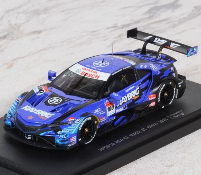 1:43 EBBRO Raybrig NSX-GT Super GT GT500 2020 No.100, 興趣及遊戲 