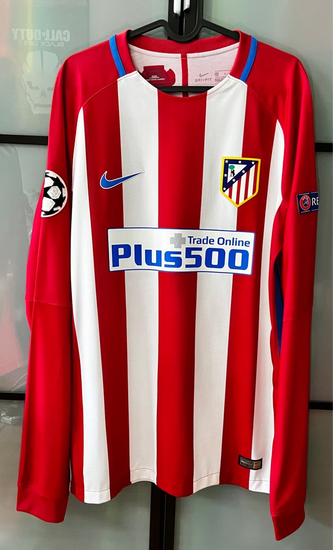 Atletico long sales sleeve jersey