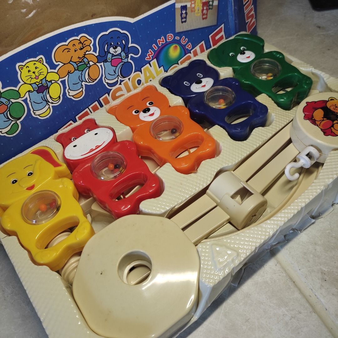 2 in 1 Baby Toy Musical Mobile Music Box Mobile/Hand Rattle NO BATTERY