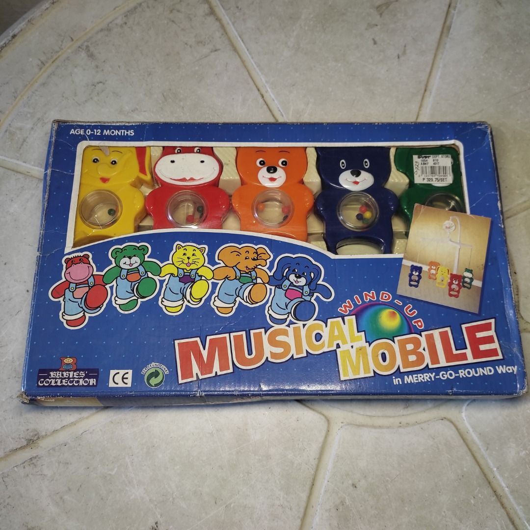 2 in 1 Baby Toy Musical Mobile Music Box Mobile/Hand Rattle NO BATTERY